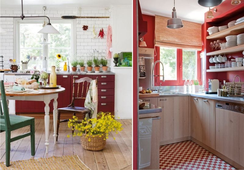 Finishing the floor in the kitchen in the English style