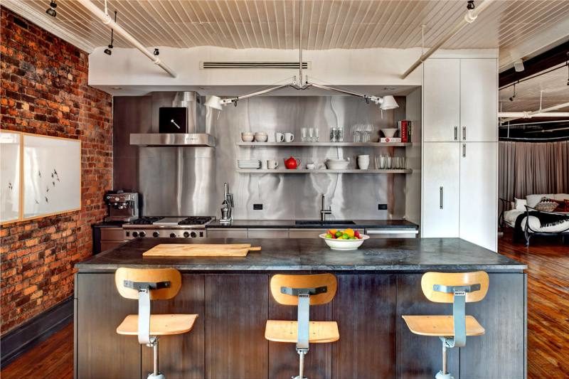 Loft kitchen ceiling decoration