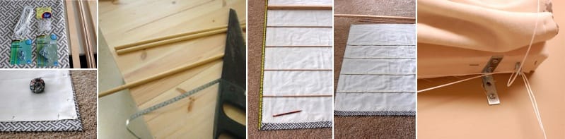 Sewing and making Roman curtains do-it-yourself