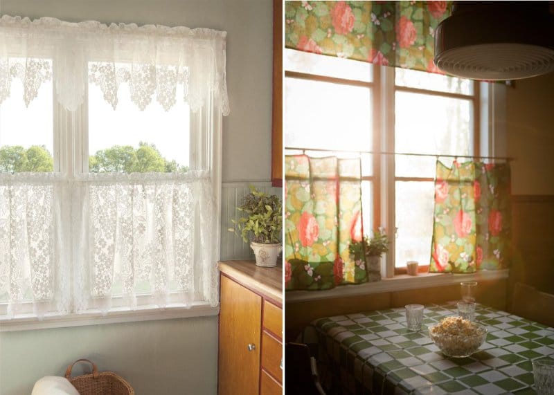 Country style curtains