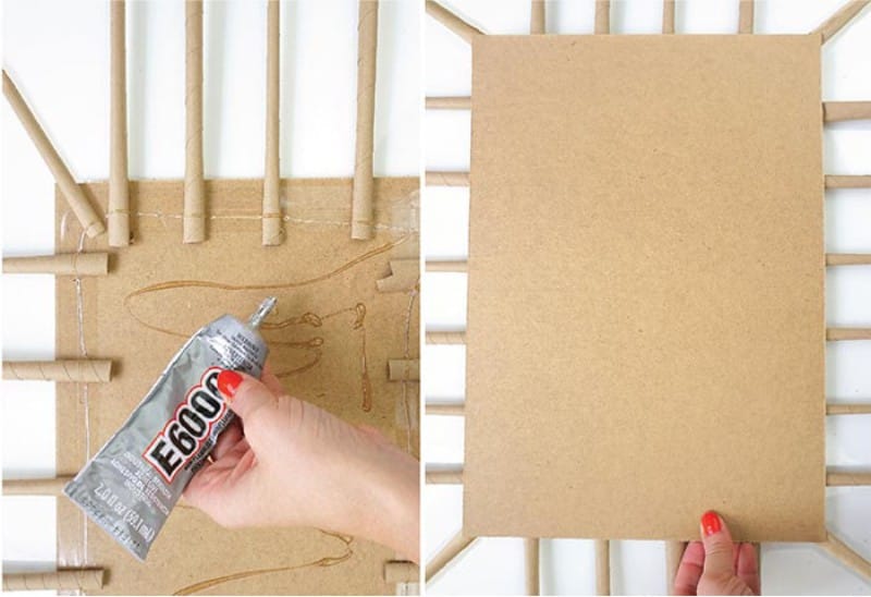 How to make a basket of paper - making the frame