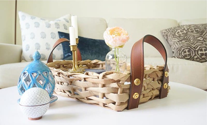 Handmade paper basket