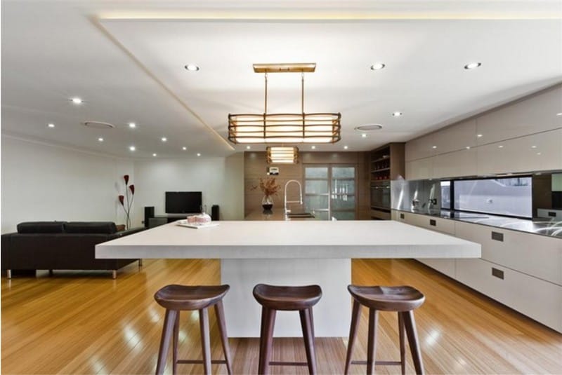 Japanese style kitchen interior