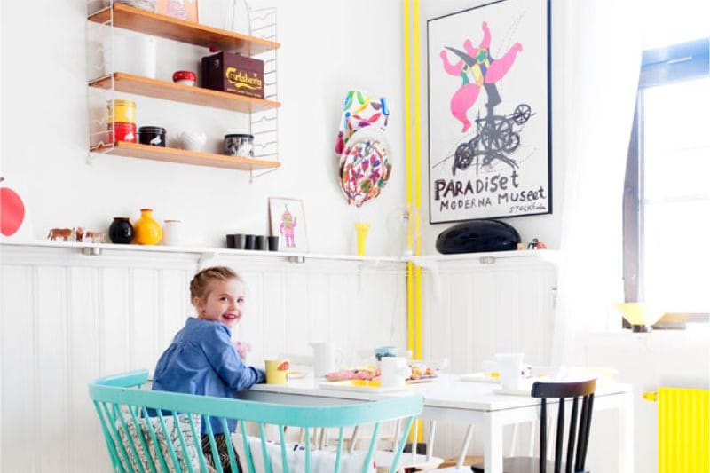 Picture in a modern kitchen interior