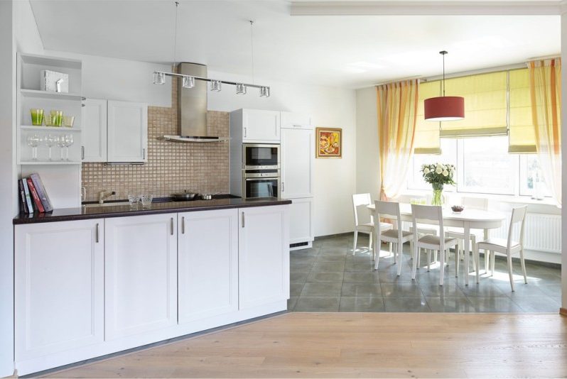 Kitchen-dining area of ​​17 square meters