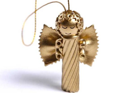 Ideas to create angels from pasta