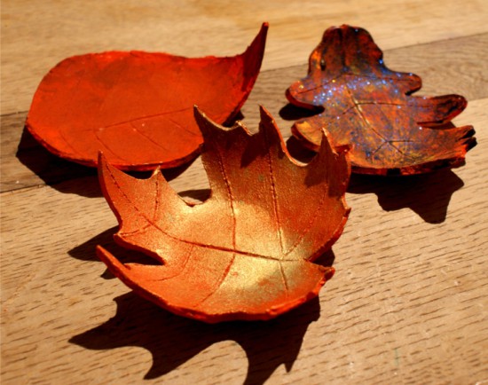 Salty dough leaves