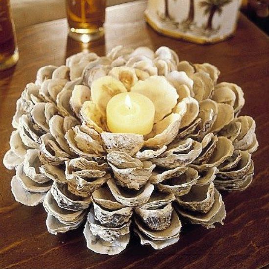 Lilin bunga Shell