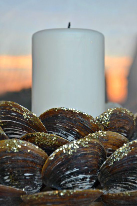 Chandelier de coquillage