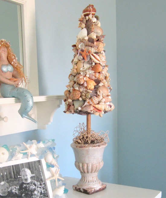 Seashell Tree Topiary