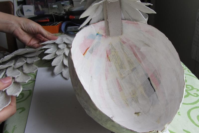 Papier Mache tál