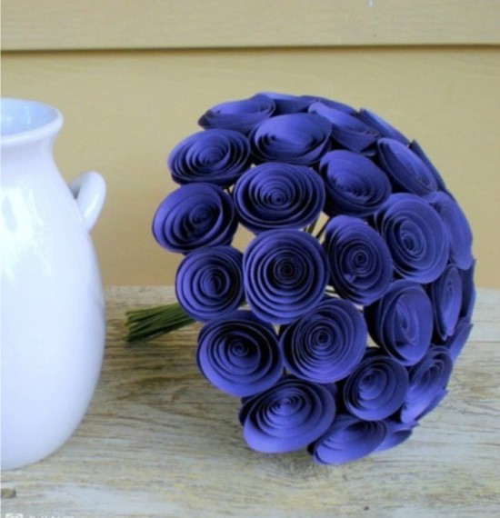 Bouquet of blue roses