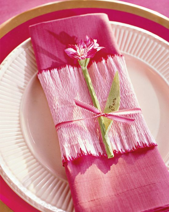 Napkin decoration