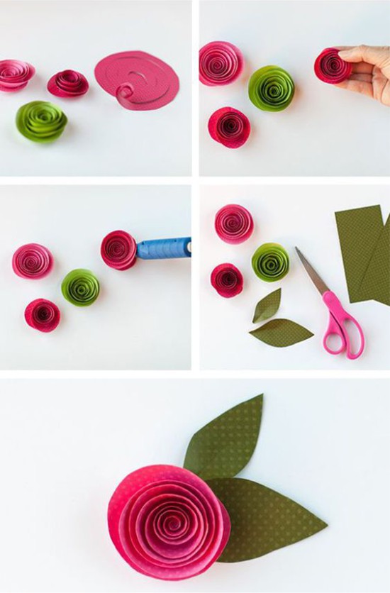 Paper roses