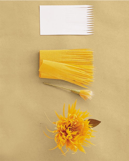 Paper chrysanthemum