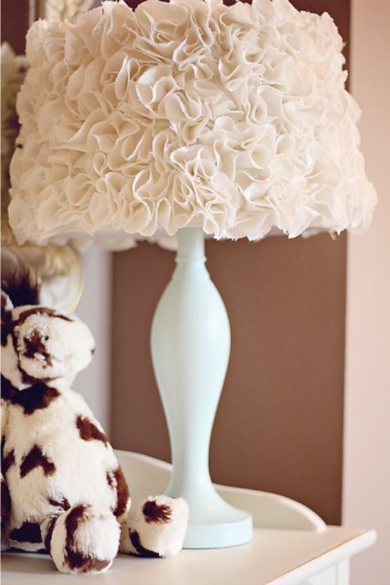 Fabric lampshade