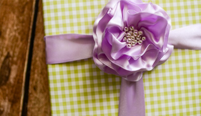 Satin Ribbon Flower