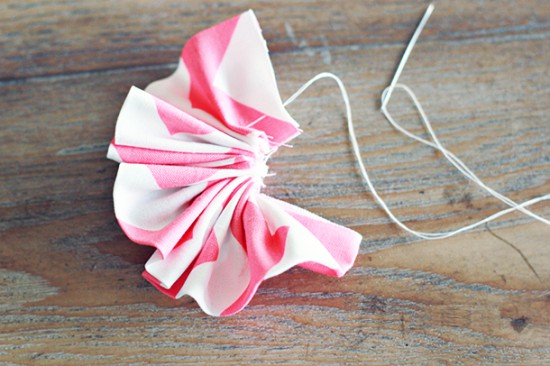 Simple fabric flower