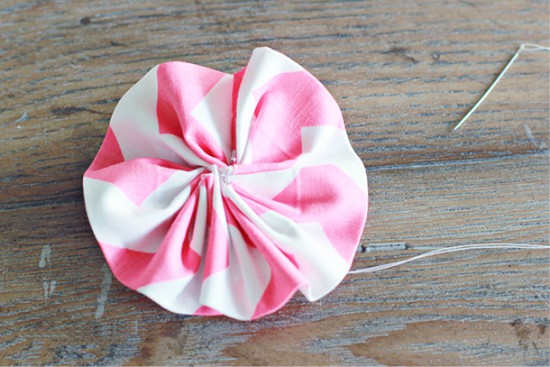 Simple fabric flower