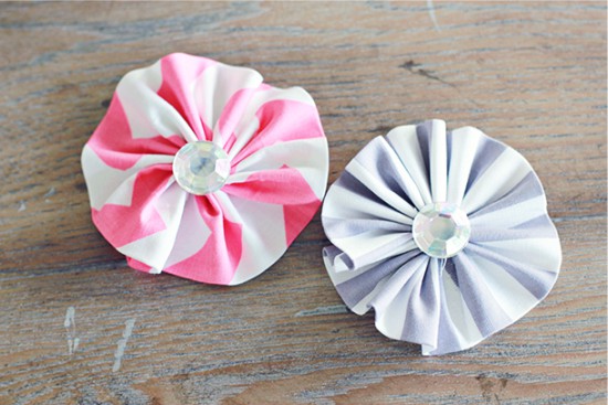 Simple fabric flower