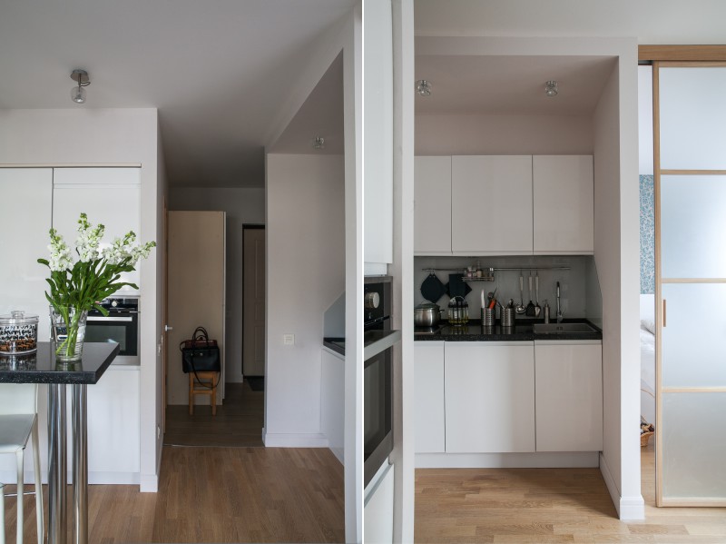 Hallway kitchen design