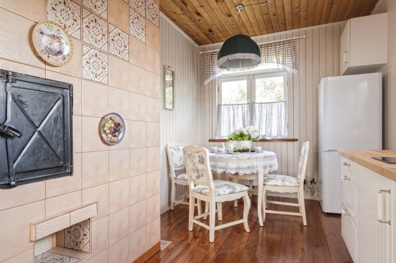 Kitchen interior in the country