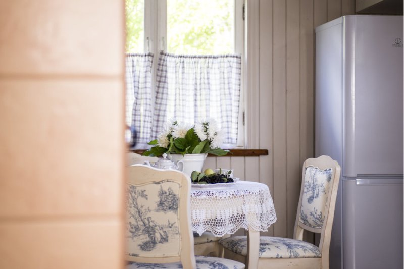 Keuken interieur in het land