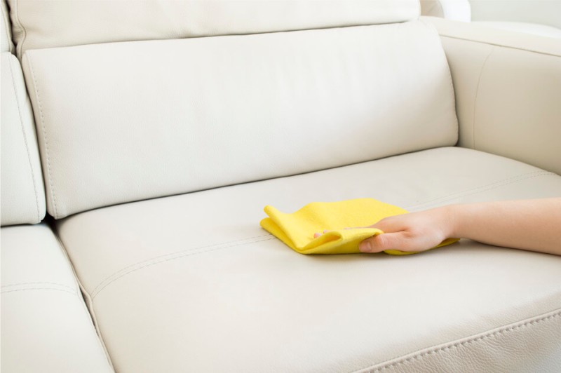 How to clean a leather sofa