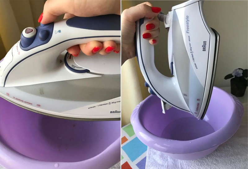 How to clean scale iron with vinegar