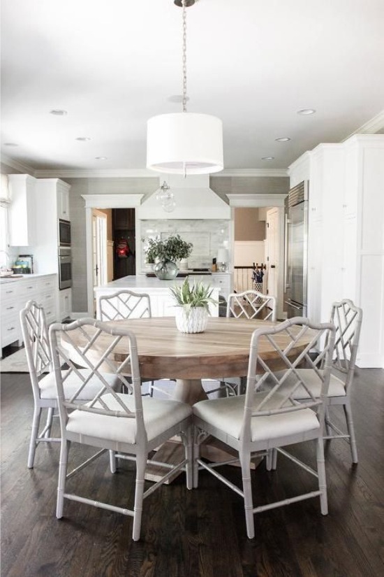 American style dining area