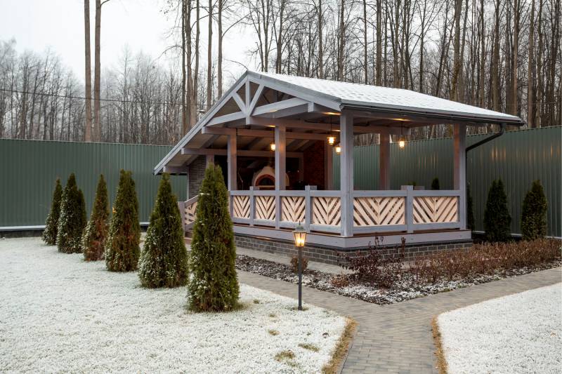 Gazebos de jardinage d'été