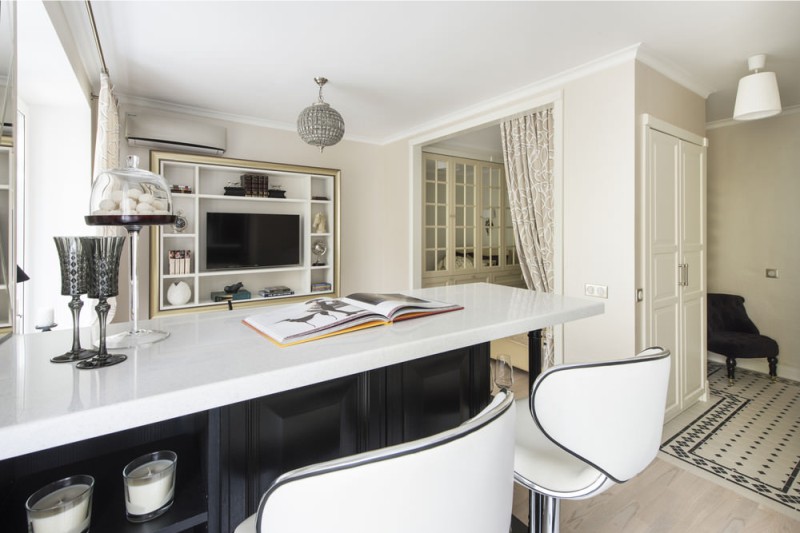 Kitchen-living room in Khrushchev