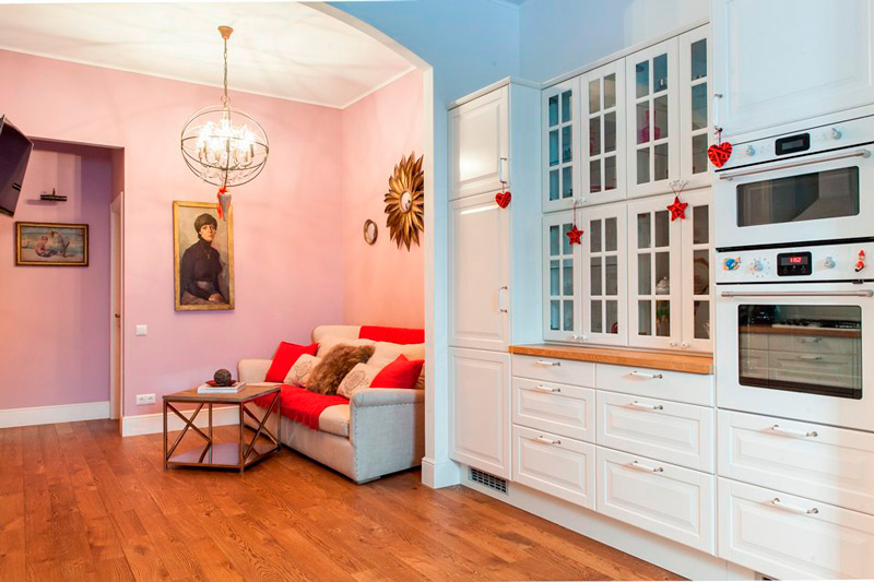 Kitchen-living room in Stalinka