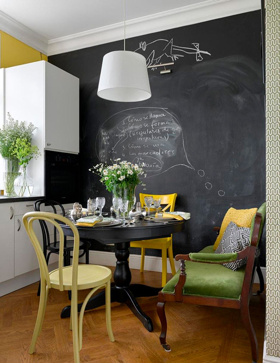 Viennese chairs in the kitchen in stalinka