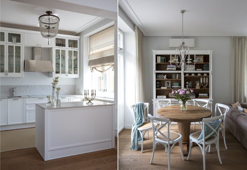 Kitchen-living room in Stalinka