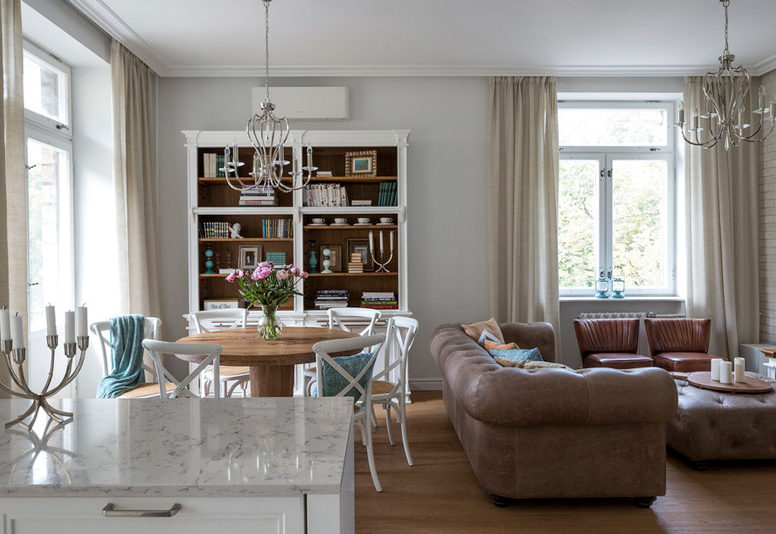 Kitchen-living room in Stalinka