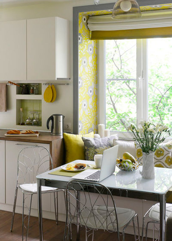 Dining area by the window