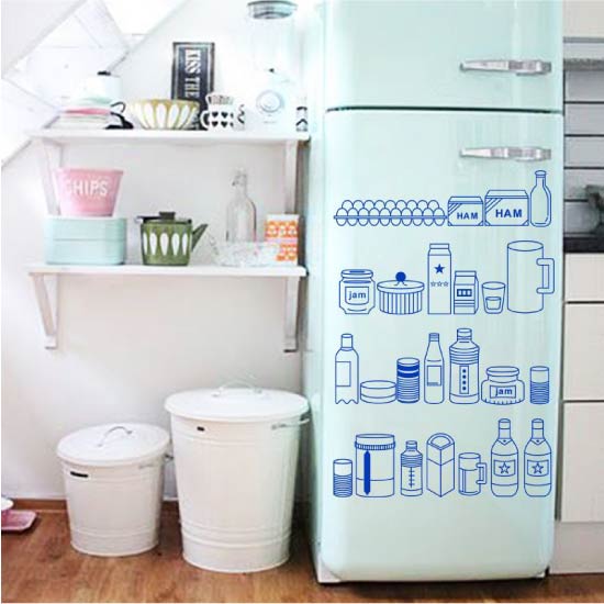 Fridge Decor Stickers