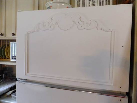 Making the fridge moldings and carved details