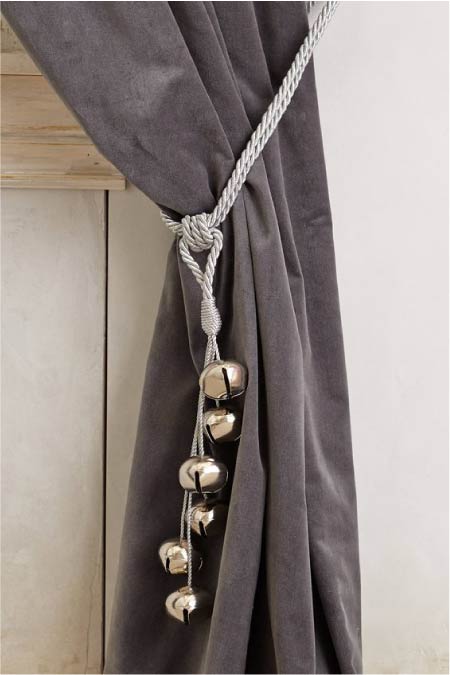 Curtain holder decoration