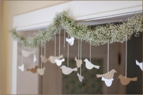 Window decoration garland