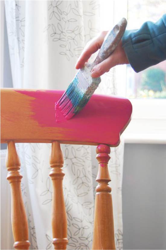 Painting the chair