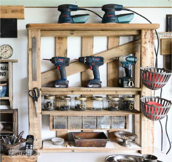 Tool shelf