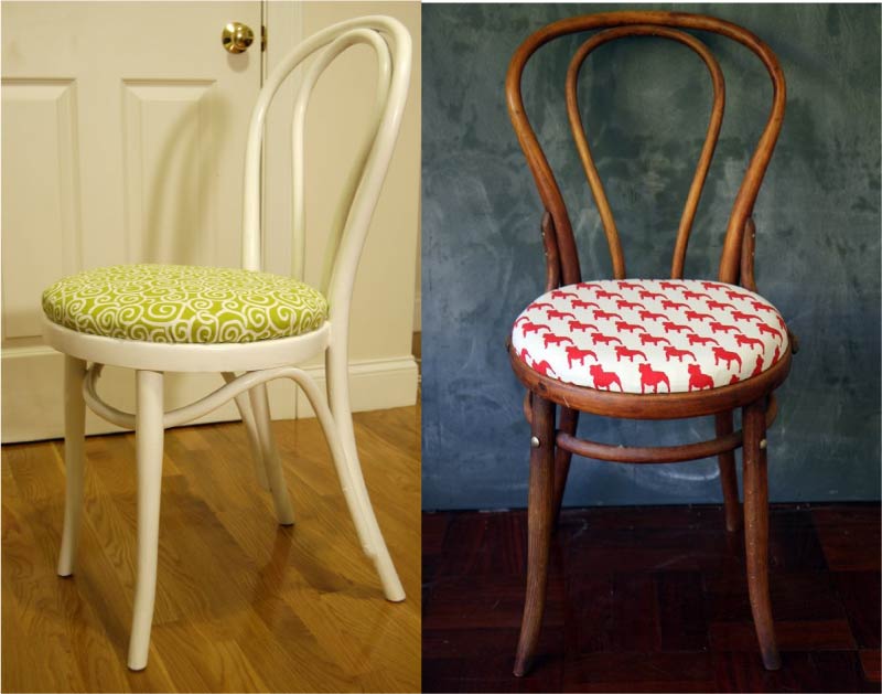 Upholstered Vienna chairs