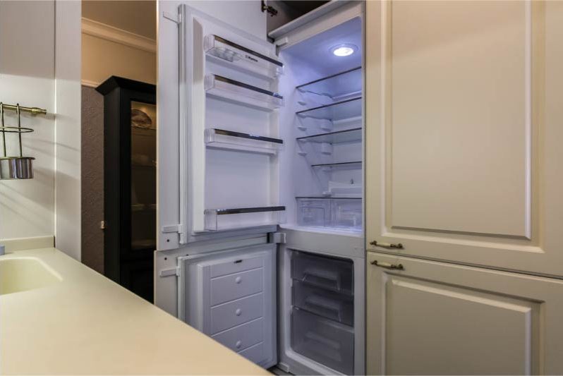 Built-in refrigerator side by side