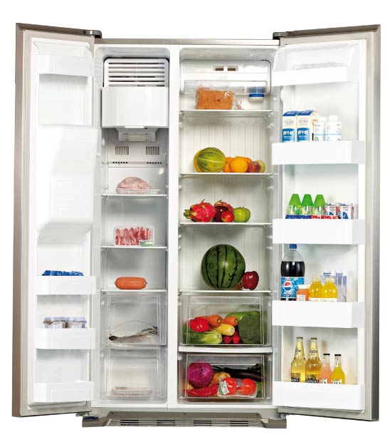 Refrigerator side by side 550 l