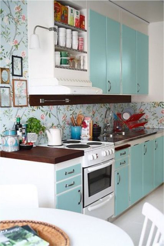 Blue kitchen