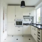 White kitchen 5 square. meters