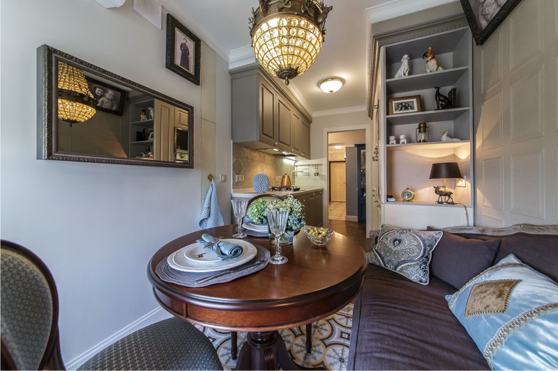 Classic gray kitchen