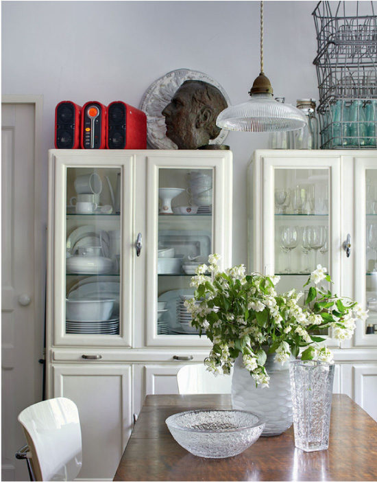 Dining area in the Russian style